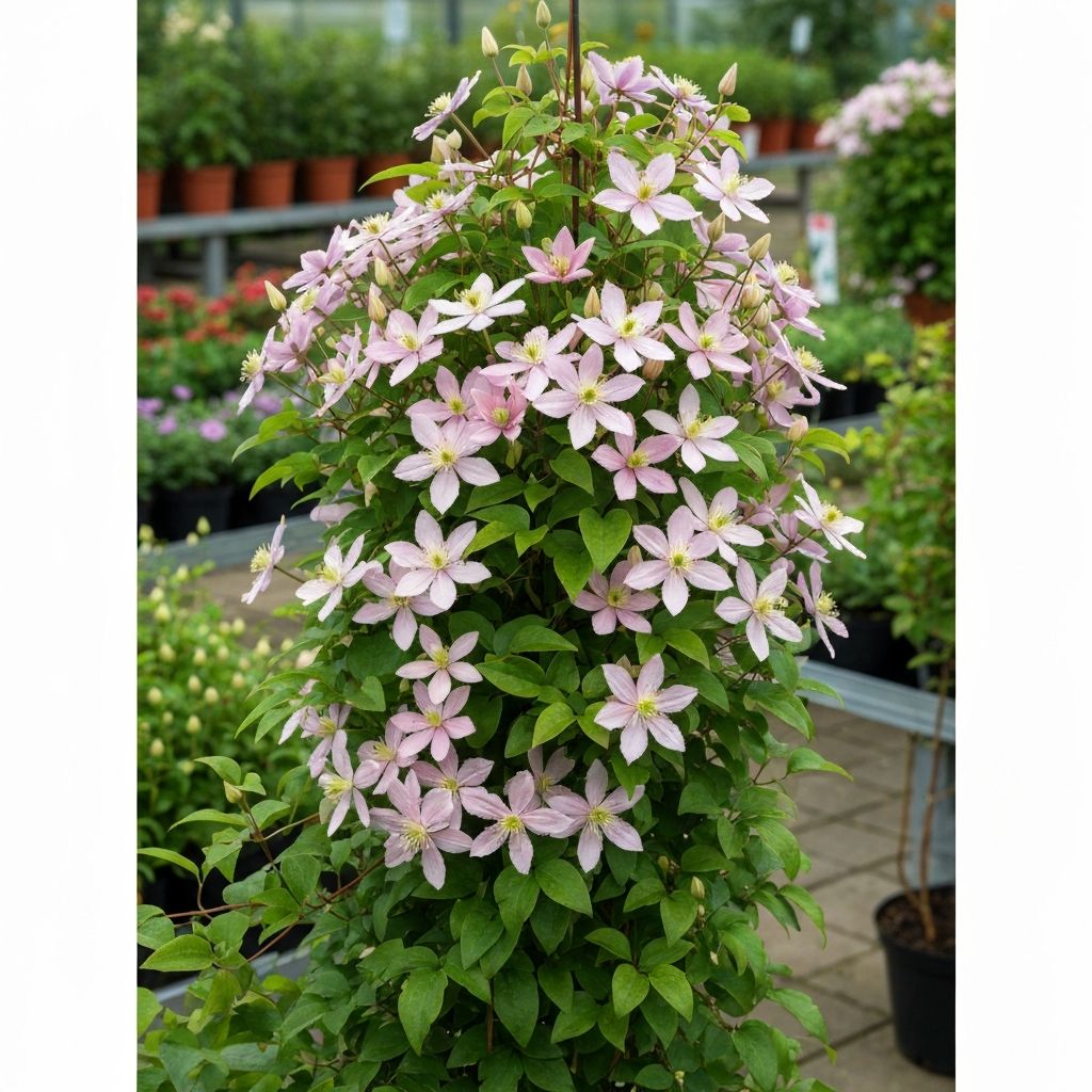 Clematis - Montana Rubens (Clematis montana var. rubens)